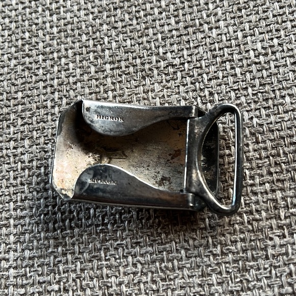 Hickok Vintage Silver Belt Buckle - Picture 3 of 4